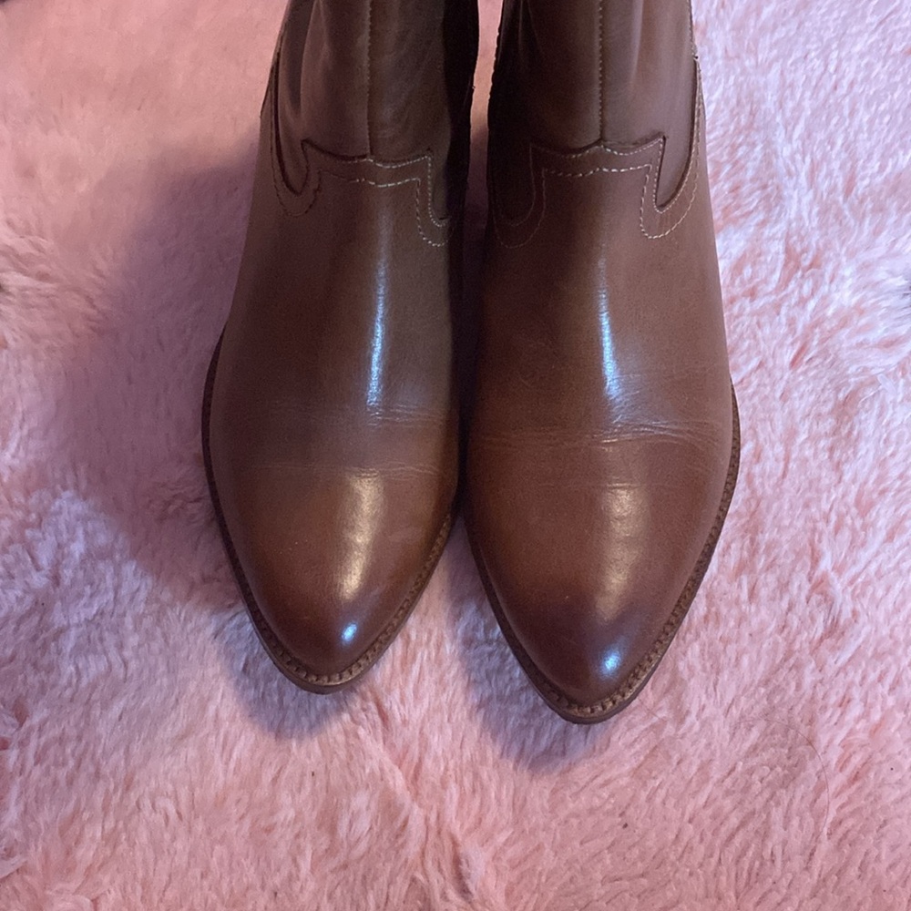 Frye Brown Leather Western Boots - Picture 10 of 10